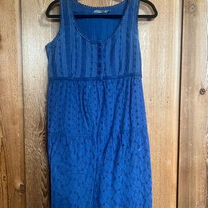 Prana Royal Blue Lace Midi Dress
